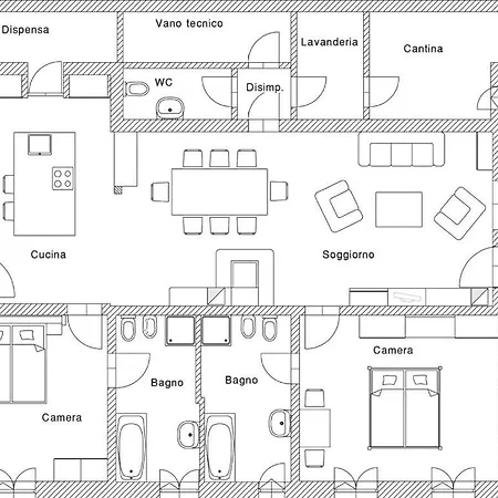Villa Sleeps 8 Wifi